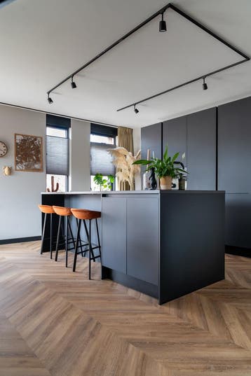 Plak pvc Hongaarse punt  |  mFLOR Parva Oak Chevron 42215, Ophalen, Nieuw