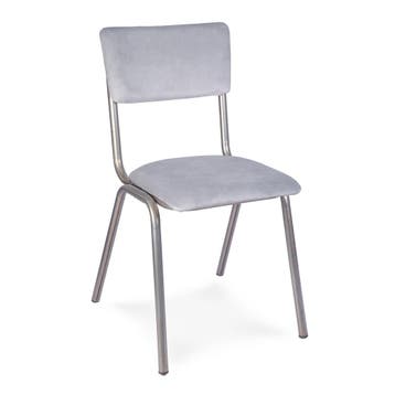 Stoel Old School - Stapelbaar - Vintage Metal - Lichtblauw -, Verzenden, Nieuw in verpakking