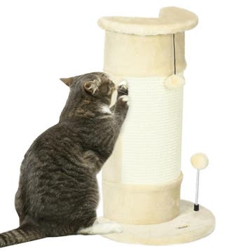 TRUUSK Krabpaal voor Katten - Met Speelgoed en 2 Ballen - Si, Verzenden, Nieuw