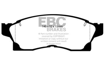 EBC 91-92 Toyota MR2 2.0 Turbo Yellowstuff Front Brake Pads, Ophalen of Verzenden, Nieuw