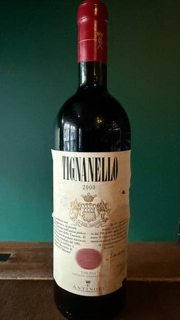 2000 Marchesi Antinori Tignanello - Toscane IGT - 1 Fles, Nieuw