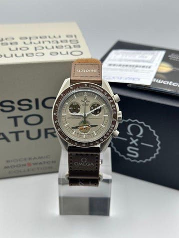 Omega x Swatch - MoonSwatch - Mission to Saturn - Zonder, Nieuw