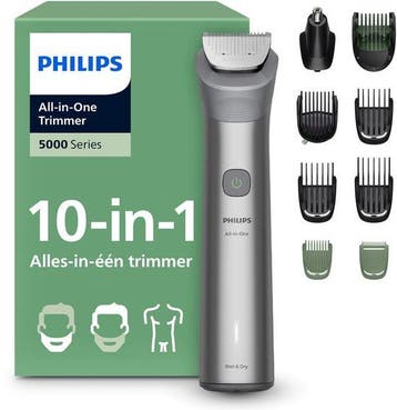 Philips Baardtrimmer - 10 in 1 - Neushaartrimmer - Series 50, Verzenden, Nieuw