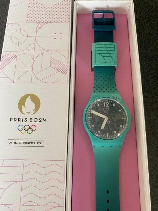 Olympische Spelen - 2024 - Swatch horloge JO Parijs 2024, Verzamelen, Overige Verzamelen
