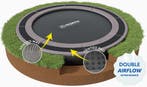 Flat to the ground trampoline North 305 cm grijs, Kinderen en Baby's, Speelgoed | Buiten | Trampolines, Ophalen of Verzenden, Nieuw