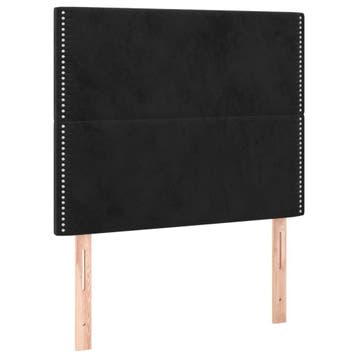 Bedbord 100cm fluweel zwart | retourdeal 64% korting, Huis en Inrichting, Tweepersoons, Ophalen of Verzenden, Stof, Overige maten