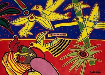 Corneille (1922-2010) - Wandtapijt - 200 cm - 284 cm
