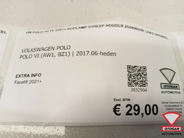 VW Polo 2G FL 2021+ Koplamp Streep houder 2G0806929E Links O, Ophalen, Nieuw, Volkswagen