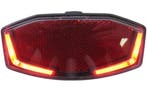 Spanninga Lineo XB Bagagedrager Achterlicht Batterij - 80mm, Verzenden, Nieuw