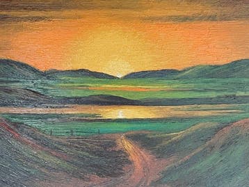 Vilhelm Christian Serber (1902-1977) - Sunset