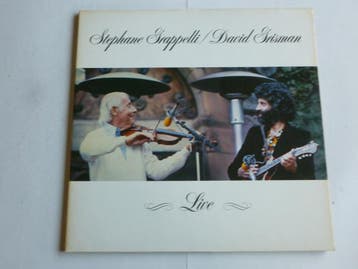 Stephane Grappelli / David Grisman - Live (LP) wb56903, Cd's en Dvd's, Vinyl | Jazz en Blues, Ophalen of Verzenden, Zo goed als nieuw