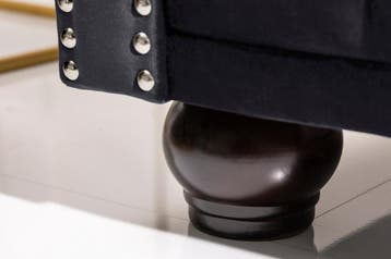 Bank CHESTERFIELD 205 cm, binnenvering, 3-zits, fluweel,, Ophalen of Verzenden, Nieuw