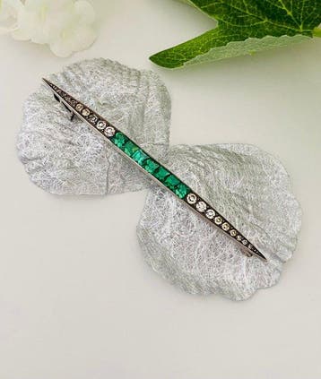 Zilver, Art Deco (1930) - Frankrijk - Broche