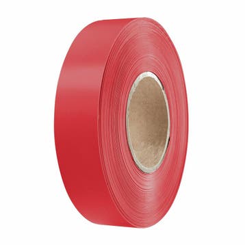 Inlegstroken voor Prijsrails (39mm)  - Rood - Rol van 10...