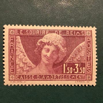 Frankrijk 1930 - Andel of Reims met goede centrering - MNH -, Gestempeld