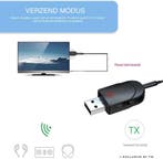 2 in 1 USB Bluetooth 5.0 Zender en Ontvanger - Bereik tot 10, Ophalen of Verzenden, Zo goed als nieuw