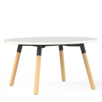 Corner vergadertafel, Ø80cm, Huis en Inrichting, Ophalen of Verzenden, Nieuw