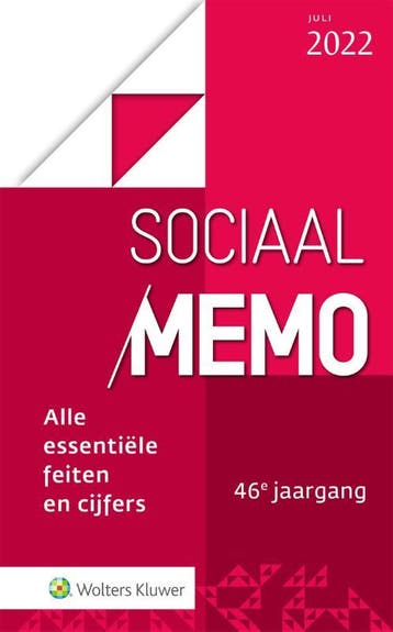 Sociaal Memo / 2022 9789013168518, Boeken, Verzenden, Zo goed als nieuw