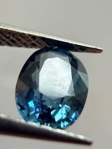 Blauw Saffier - 1.11 ct - Antwerp Laboratory for Gemstone, Sieraden, Tassen en Uiterlijk, Edelstenen, Nieuw