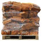 40 zakken ovengedroogd gekloofd elzen haardhout à 22L 25cm, Minder dan 3 m³, Ophalen of Verzenden, Overige houtsoorten, Blokken