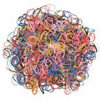 Fako Fashion - 1000x Gekleurde Mini Elastiekjes - Meisjes -, Verzenden, Nieuw