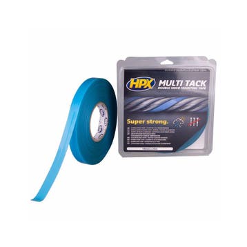 HPX Dubbelzijdige Multi Tack Tape Semi Transparant 19mm x 25, Ophalen of Verzenden, Nieuw