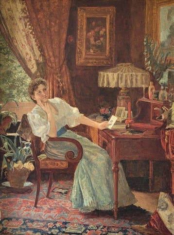 Emile Hendrik Godding (1841-1898) - The Letter