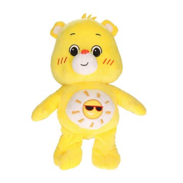 Troetelbeertjes knuffel - geel - pluche - 21 cm - cartoon, Verzenden, Nieuw