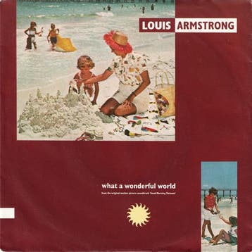 Louis Armstrong - What A Wonderful World, Ophalen of Verzenden, Gebruikt