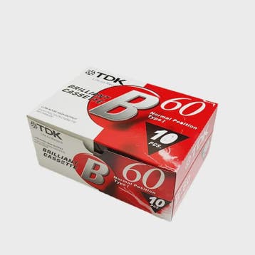 5x Cassettebandjes 60 Minuten - Blank Audio Tape voor Muziek, Verzenden
