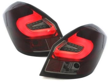 Achterlichten Skoda Fabia LED 5J 07+ red/smoke, Ophalen of Verzenden, Nieuw
