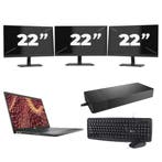 Dell Latitude 7430 -   i5-12e 16GB  - 256GB  + 3x 22 inch, Computers en Software, Windows Laptops, Qwerty, Verzenden, Refurbished