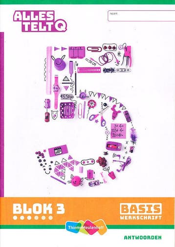 Alles Telt Q Antwoorden Werkschrift Basis blok 3 groep 5, Verzenden, Nieuw