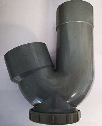 hwa sifon mof 100 x mof 110 mm grijs, Ophalen of Verzenden, Nieuw