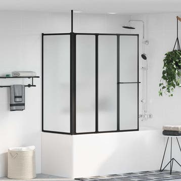 vidaXL Douchescherm Wit 120 x 70 x 137 cm Aluminium, Verzenden, Nieuw
