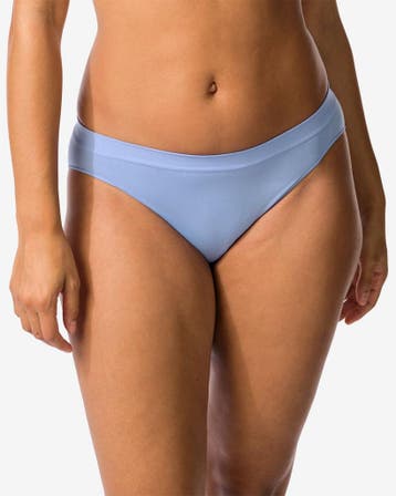 HEMA Damesslip naadloos micro blauw, Kleding | Dames, Ondergoed en Lingerie, Verzenden, Blauw