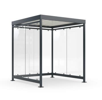 Nieuw de P-Line Plat dak fietsenstalling glas, Fietsen en Brommers, Nieuw
