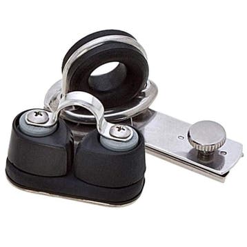 Viadana Slede met Schootoog en Klem Swivel voor Rail 25x7mm, Watersport en Boten, Accessoires en Onderhoud, Ophalen of Verzenden