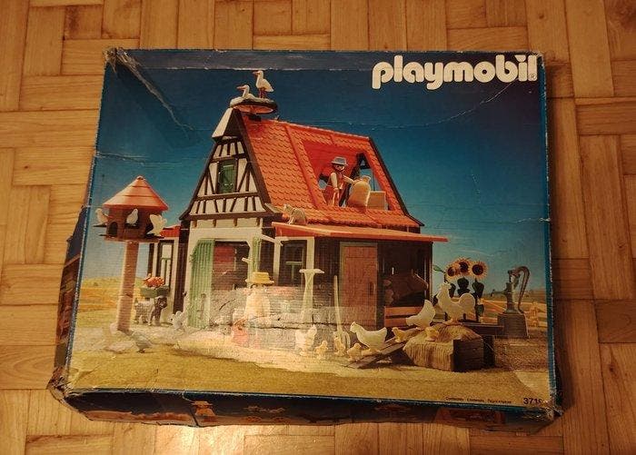 Playmobil - 3716 - Playmobil Granja 3716 en buen estado con, Antiek en Kunst, Antiek | Overige Antiek