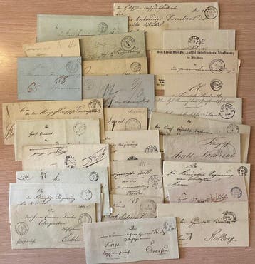 Oud-Duitsland 1829/1890 - 29 stuks voorfilatelie /, Gestempeld