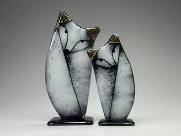 Studio Habrat - Beeldje - Arctic Fox (2) - fusie, Antiek en Kunst, Antiek | Glas en Kristal