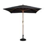 Bolero vierkante zwarte parasol 2,5 meter, Verzenden, Nieuw in verpakking