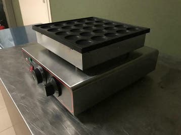 NIEUW! Poffertjesplaat | poffertjespan | 4 model | 25 50 100, Ophalen of Verzenden, Nieuw in verpakking, Fornuis, Frituur en Grillen