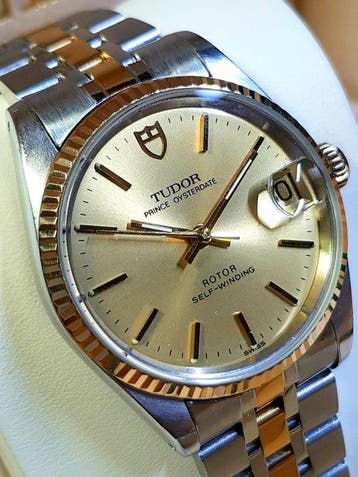 Tudor - Prince Oysterdate - GOLD DIAL - Zonder