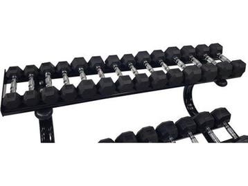 Tunturi Dumbbell Rek - Halterrek - 2-laags - Zwart, Verzenden, Nieuw