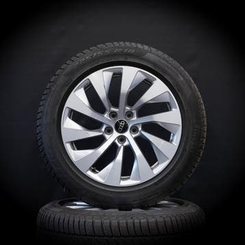 18 inch velgen Audi A7 Winterbanden 225/55/18  Origineel, 18 inch, Gebruikt, Banden en Velgen, Personenwagen