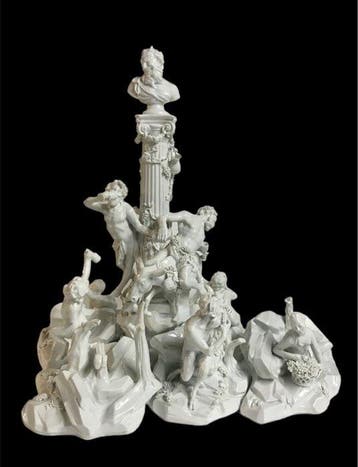 Doccia Ginori - Massimiliano Soldani (1656-1740); Giovanni, Antiek en Kunst