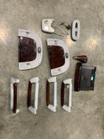 Mercedes W220 S-klasse S600 V12 hout pook handgrepen set, Gebruikt, Mercedes-Benz