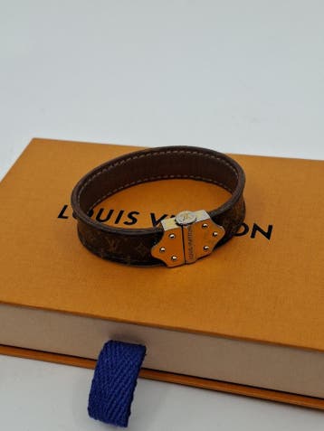 Louis Vuitton armband, Louis Vuitton, Armband, bruin, gou, Nieuw