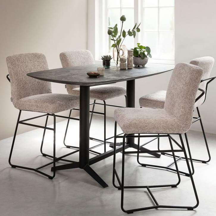 *WOONWINKEL* DTP Home Soho Mortex Bartafel Deens Ovaal, Huis en Inrichting, Tafelonderdelen, Nieuw, Verzenden